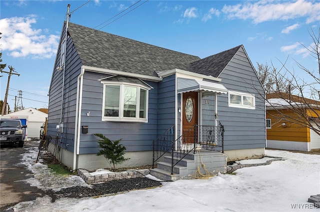 bungalow-style house with a garage