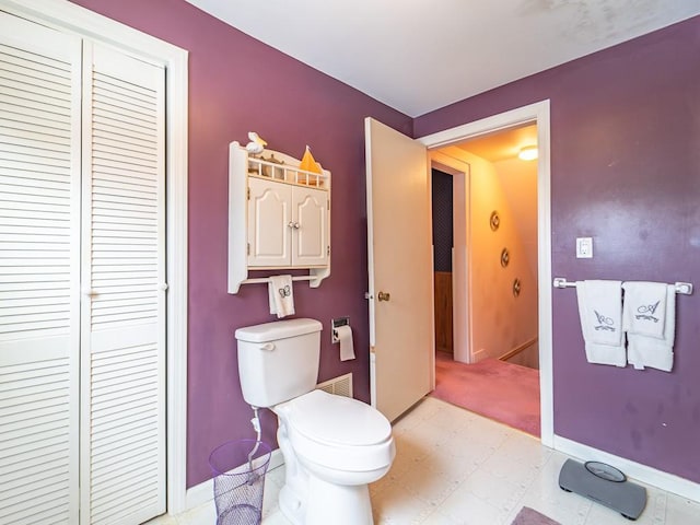 bathroom with toilet