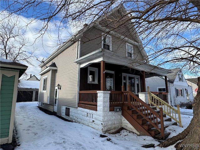 view of front of home