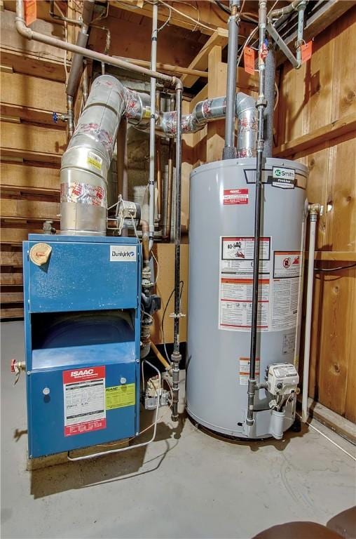 utilities featuring water heater