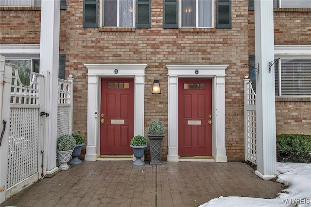 view of entrance to property