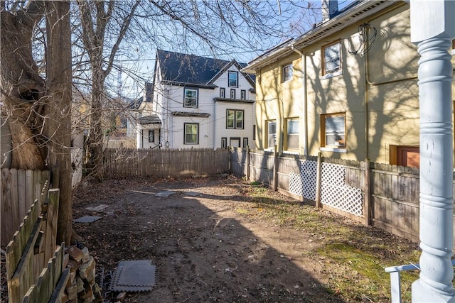 view of rear view of property