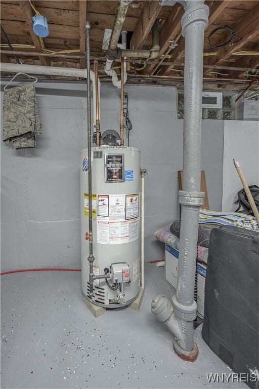 utilities featuring water heater