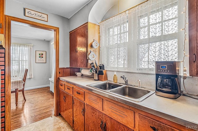 kitchen featuring sink