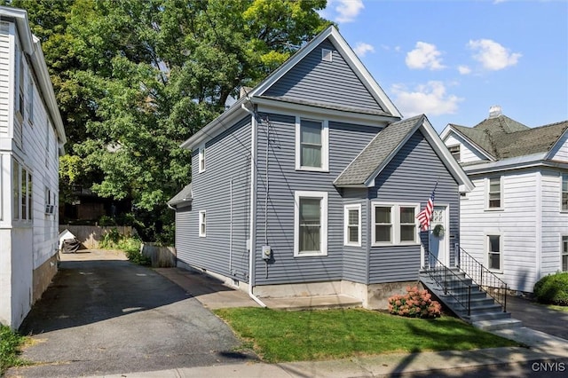 view of front of home