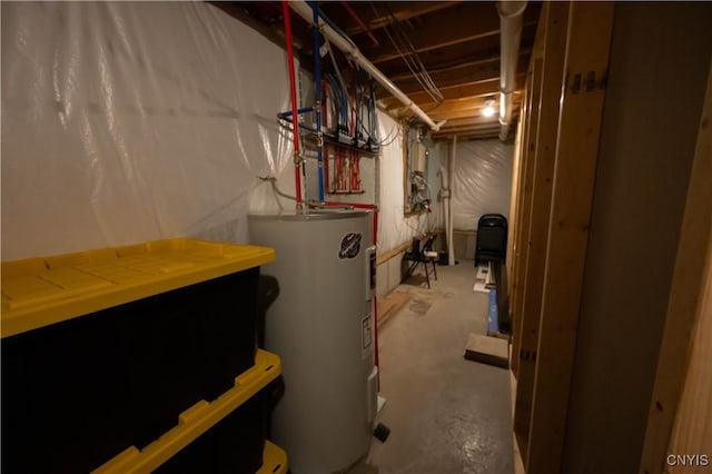 1771 Independence, Utica, NY 13502 - utility room featuring electric water heater