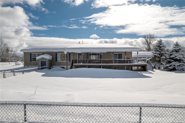 view of manufactured / mobile home