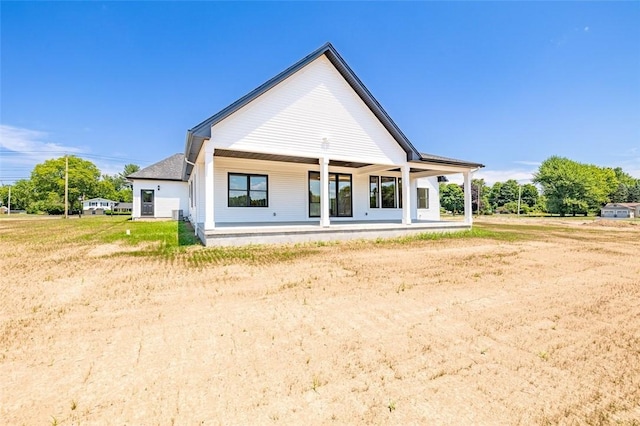 view of back of property