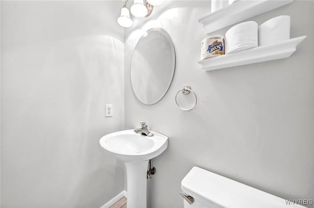 bathroom with toilet