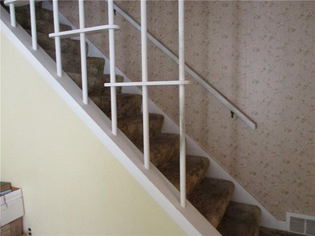 view of staircase