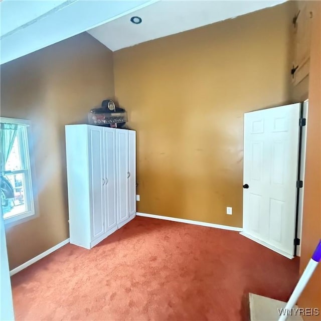 unfurnished bedroom with light carpet