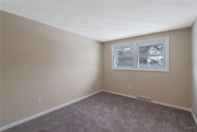 empty room with carpet floors