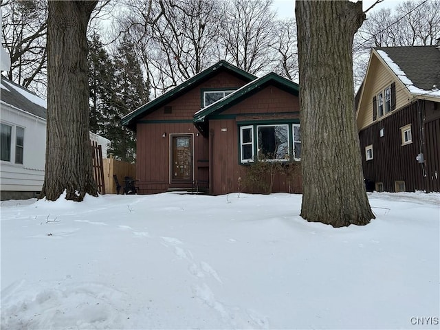 view of chalet / cabin