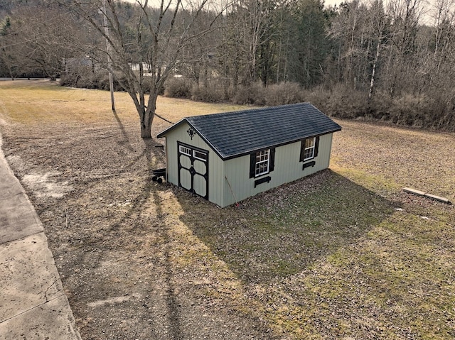 view of outdoor structure