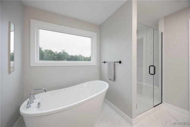 60 Woodthrush Trl, Orchard Park, NY 14127 - bathroom with separate shower and tub