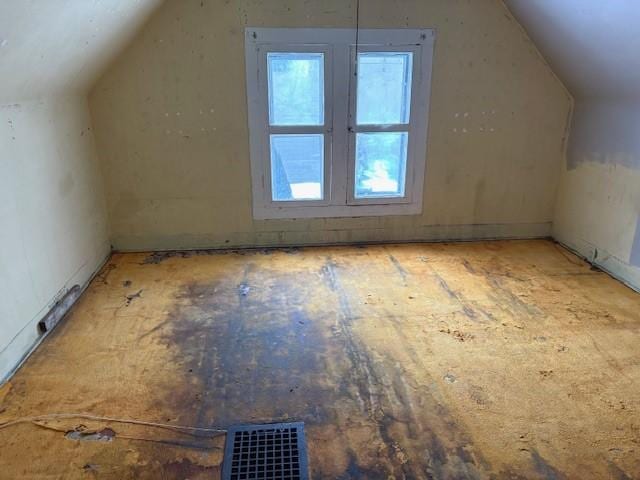 additional living space with lofted ceiling and plenty of natural light