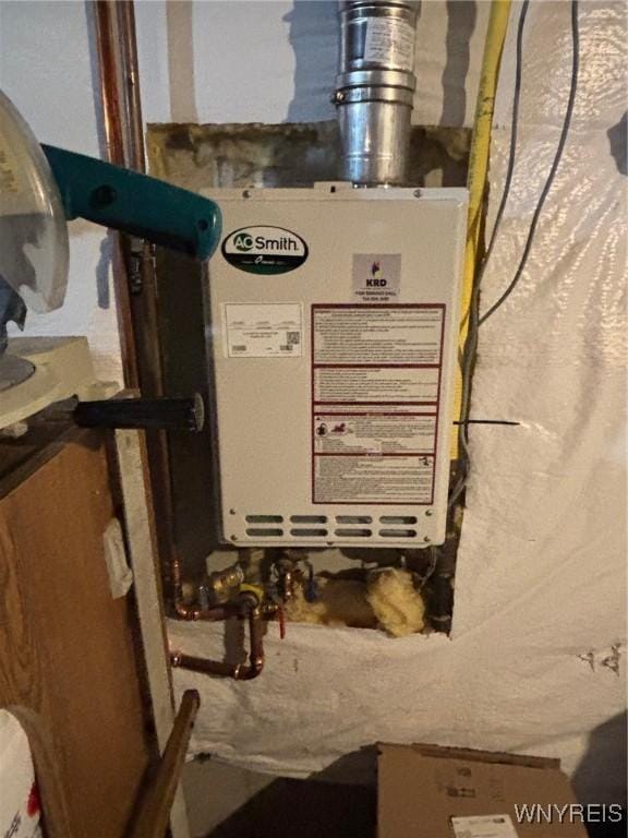 utilities with tankless water heater