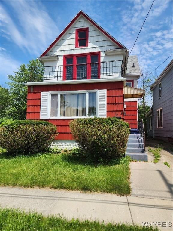 67 Montana Ave, Buffalo, NY 14211 - traditional style home with a balcony