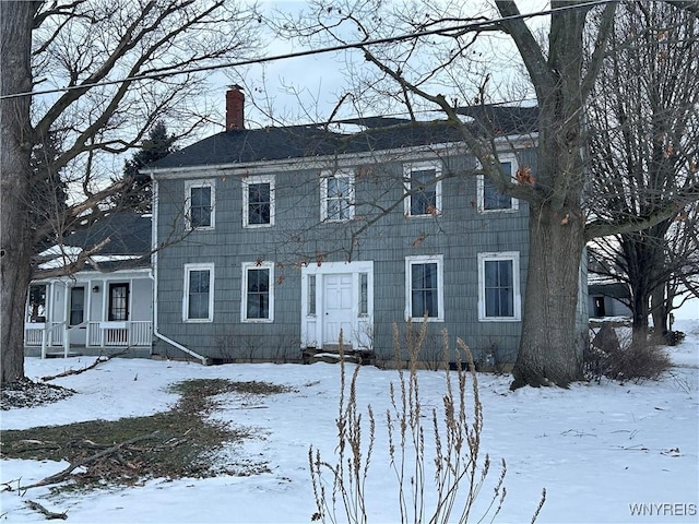 view of colonial house