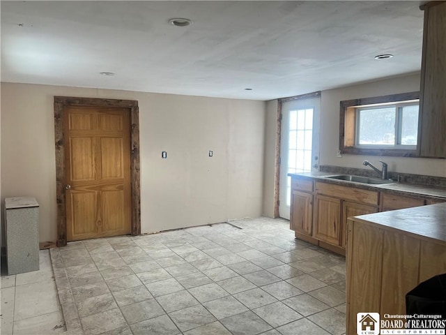 kitchen featuring sink