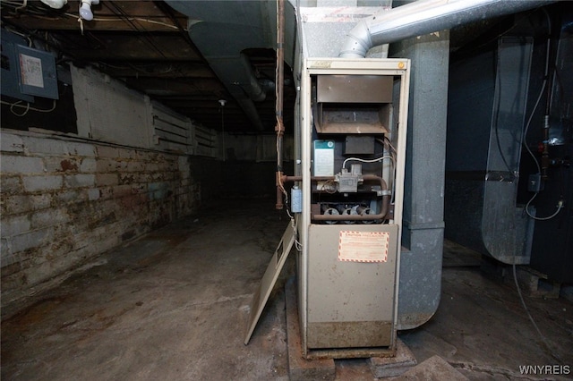 view of utility room