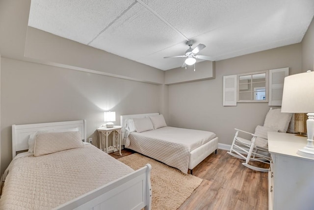 7 Cliffside Dr, South Bristol, NY 14424 - bedroom with ceiling fan and light wood-type flooring