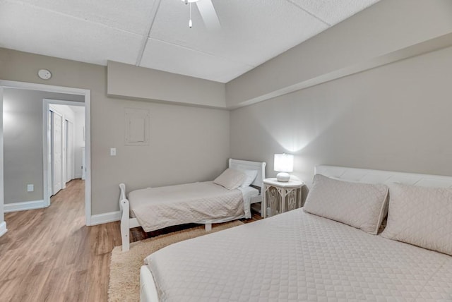 7 Cliffside Dr, South Bristol, NY 14424 - bedroom featuring wood-type flooring and ceiling fan