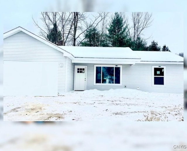 view of front of home