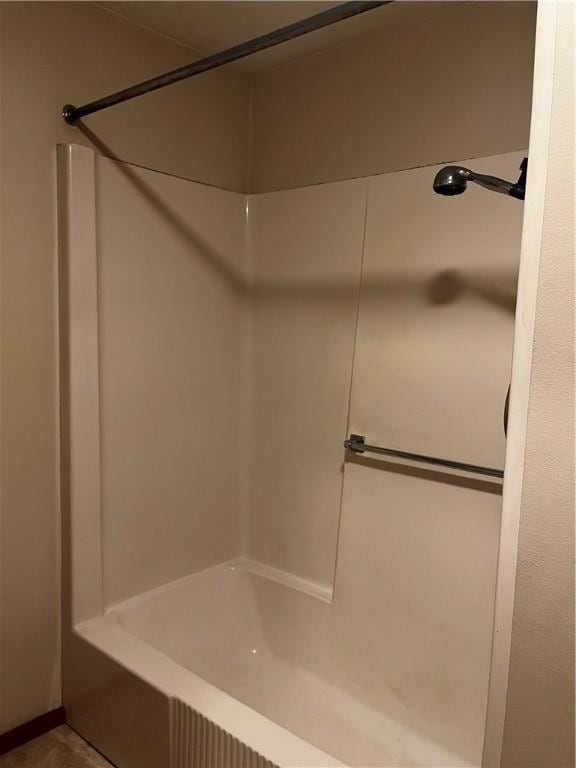 bathroom with a shower
