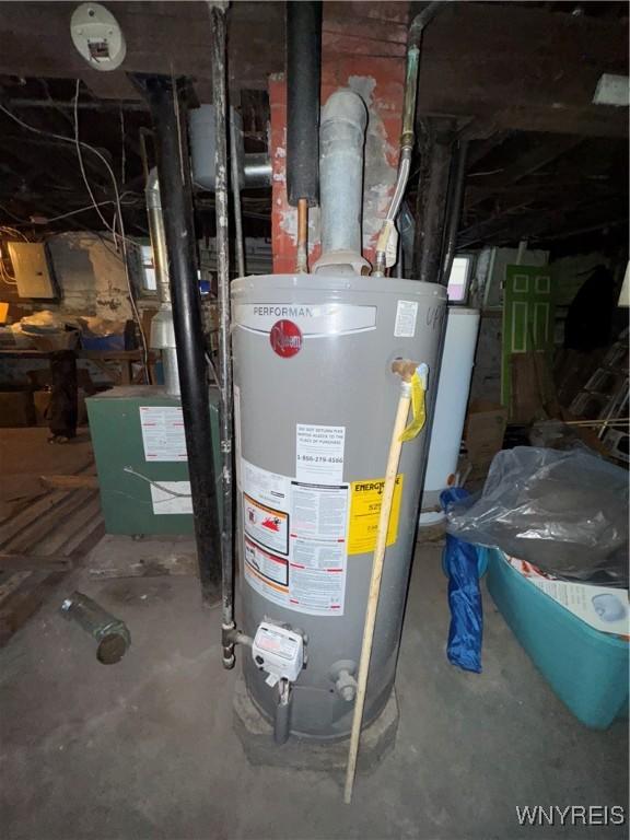 utilities featuring water heater