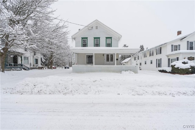 view of front of property