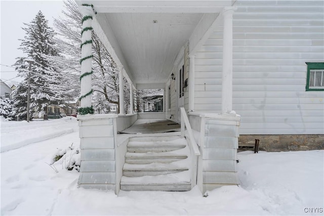 view of stairs