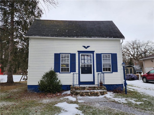 view of front of house