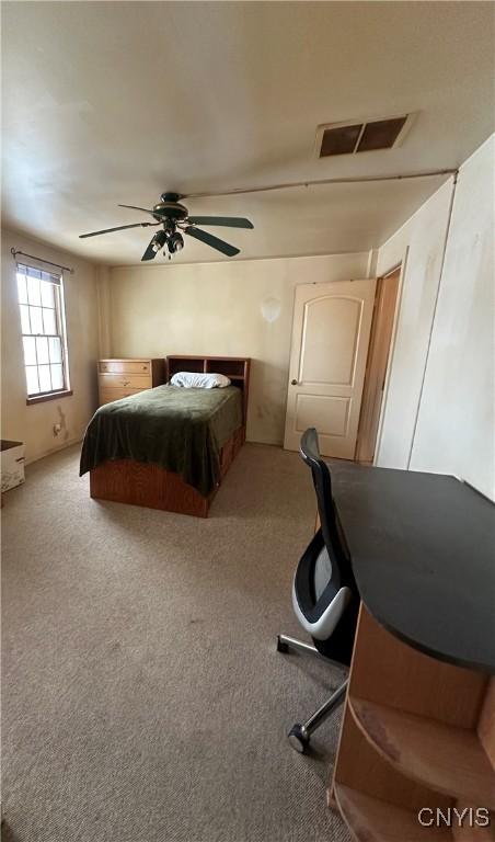 32458 County Route 54, Clayton, NY 13632 - bedroom with carpet floors and ceiling fan