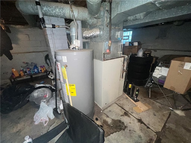 utilities with gas water heater