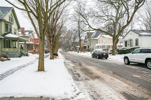 view of road