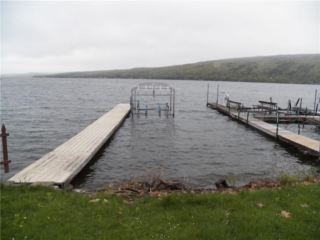 6024 W Willow Pt, Canadice, NY 14471 - dock featuring a water view