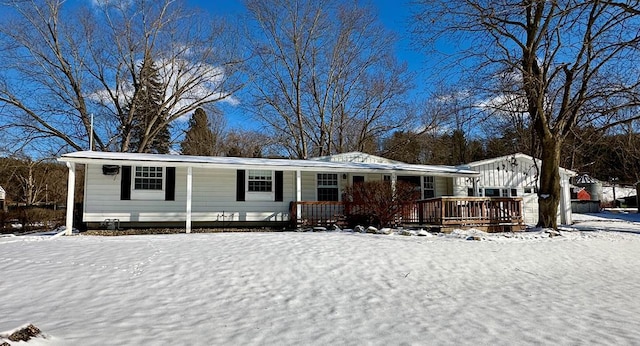 view of front of home