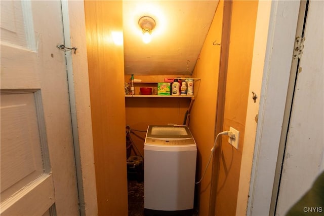 clothes washing area featuring laundry area