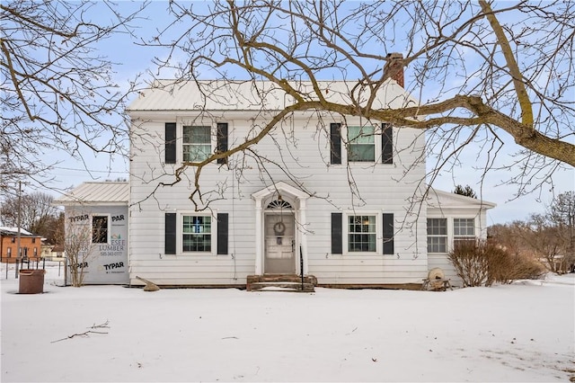 view of colonial inspired home