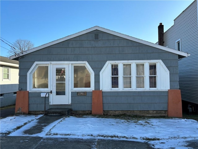 view of front of home