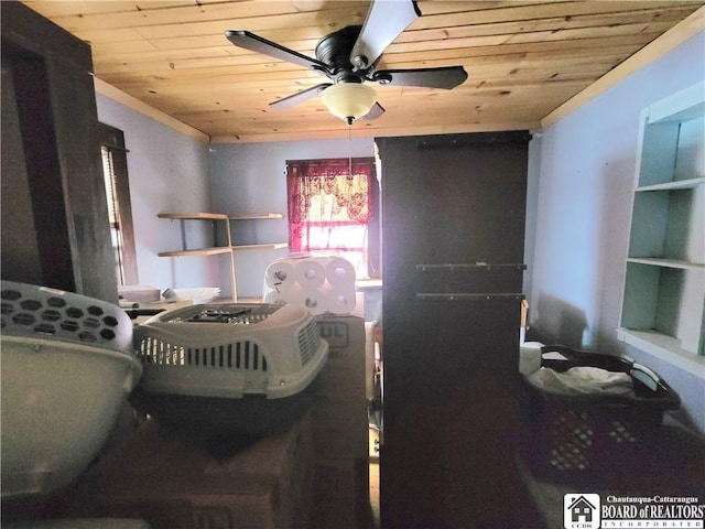 bedroom featuring wooden ceiling