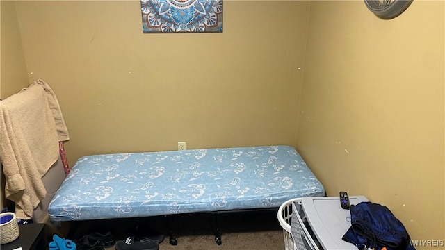 bedroom featuring carpet floors