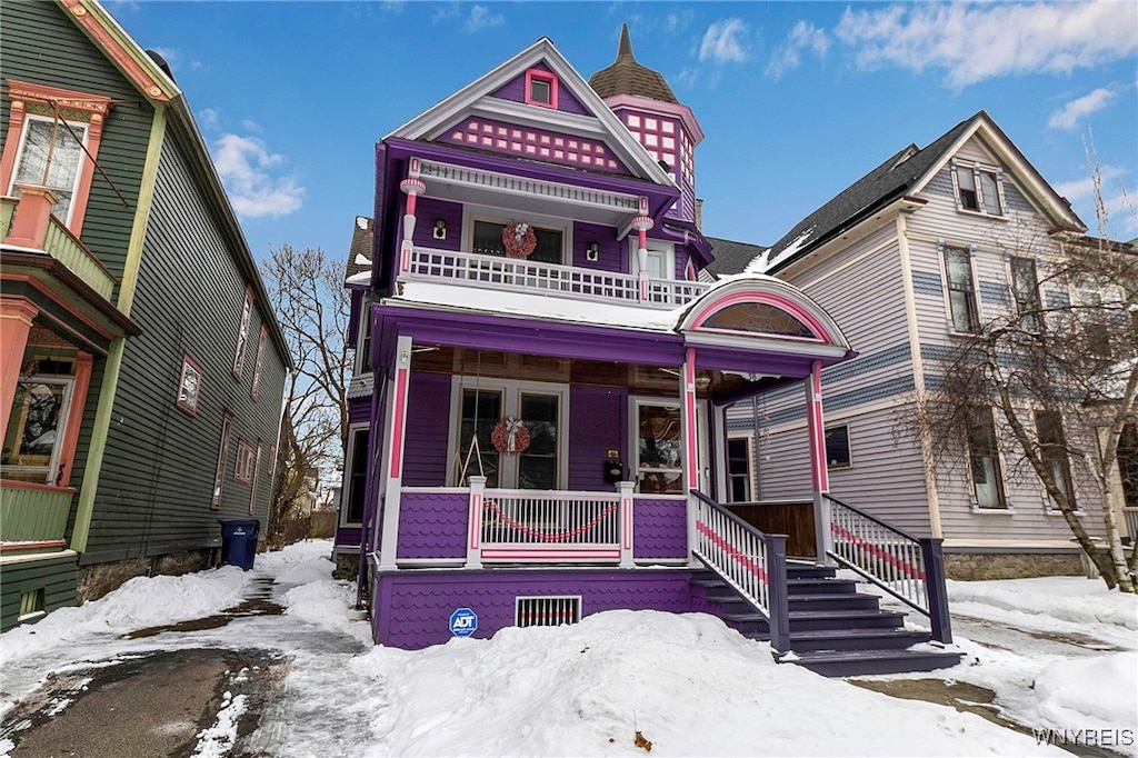 view of victorian house