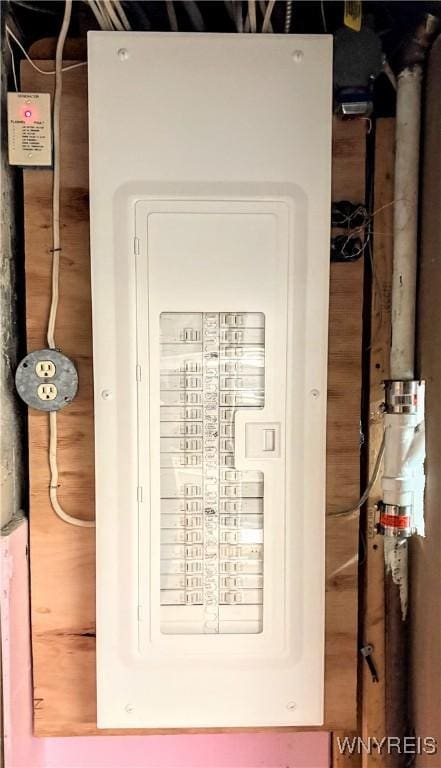 utility room with electric panel