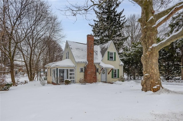 view of front of home