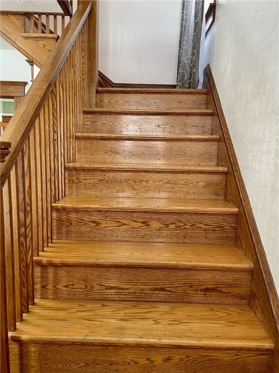 view of stairs