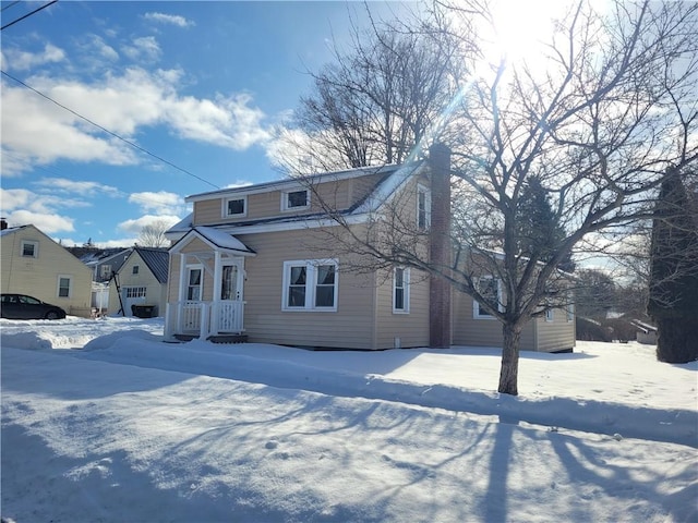 view of front of home