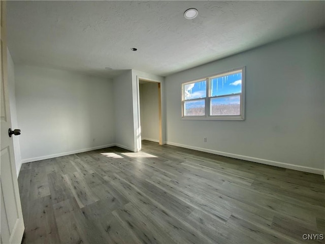 empty room featuring light hardwood / wood-style floors