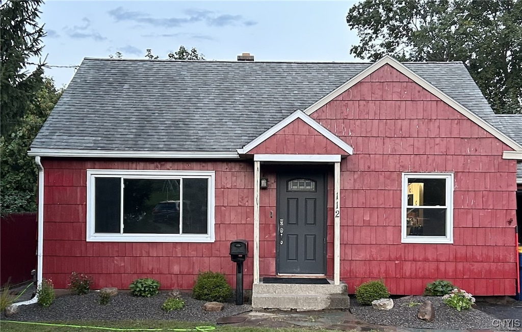 view of front of home